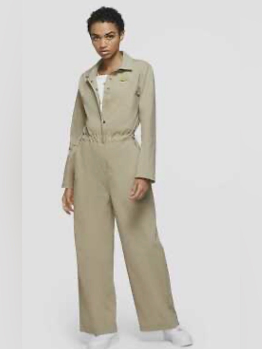 Nike Size XS $155 Women's Sportswear Coveralls Stone Casual Jumpsuit
EUC